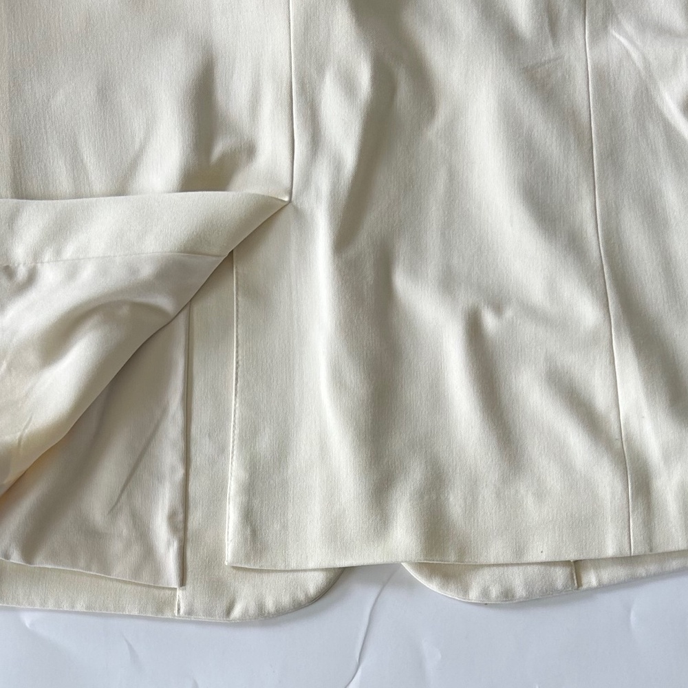 Lauren Ralph Lauren Cream Blazer/Suit Jacket Size 18W EUC - Picture 8 of 9